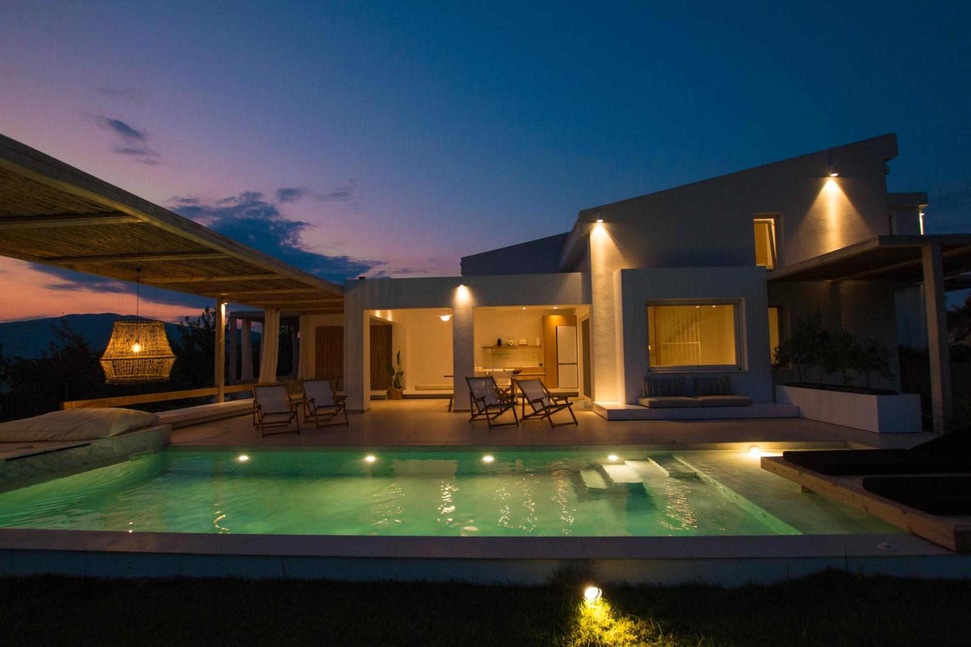 Aristotelia Gi - Premium Luxury Villas With Private Pools Olympiada Bagian luar foto